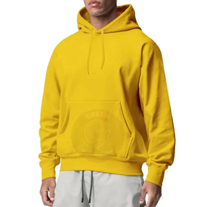 Sudadera con Capucha Extra Grande de Corte Holgado para Hombre, Cómoda Sudadera de Algodón con Tela Premium para Estilo de Vida y Moda - Product Image 6