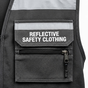 Night Running Reflective Work Safety Vest Reflective High Visibility Reflective Vest With Pockets - Product Image 5