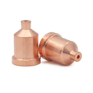 Eje de Cobre Rojo Mecanizado por CNC de Alta Precisión para Componentes de Equipos Industriales - Product Image 1
