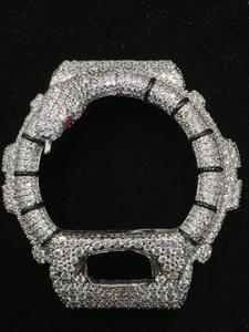 Luxury Dragon Wrap <b>Watch</b> <b>Case</b> Full Iced Out Moissanite Stones Custom Hip Hop Fashion <b>Watch</b> Housing Premium High Polish Finish - Product Image 1