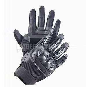 Outdoor Sport Leather Paintball Gloves with Non-Slip <b>Grip</b> <b>Control</b> Comfortable Breathable Construction - Product Image 2