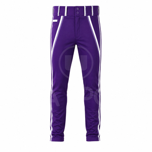 Breathable <b>Baseball</b> Team Pants Premium Custom <b>Baseball</b> Apparel Moisture Absorbing Athletic Uniform Trousers Supplier - Product Image 2