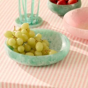 Tazón de Resina Epoxi Verde para Frutas, Plato para Aperitivos de Fiesta, Tazón de Resina Hecho a Mano, Apto para Alimentos, Precio al por Mayor - Product Image 1