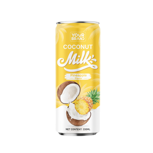Muestra Gratuita Exclusiva de 330 ml de Leche de Coco con Sabor a Piña, Fórmula Propia, Fábrica en Vietnam, Mejor Precio, Marca Privada OEM/ODM - Product Image 1