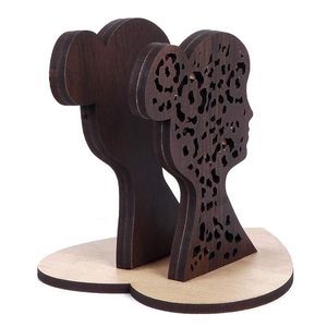 Porte-serviettes en bois, design chinois traditionnel, boîte à mouchoirs sculptée, couvercle décoratif carré mignon pour la maison et les restaurants - Product Image 2