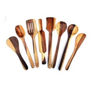 Nouvel ensemble d'ustensiles à salade écologiques, compatibles lave-vaisselle, pour la cuisine domestique, fabriqué en Inde - Product Image 6