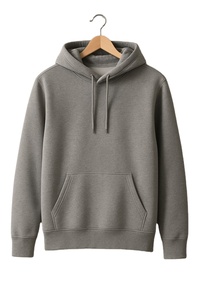 Sweat-shirt à capuche zippé pour homme Cu Men's, bleu marine, manches classiques, logo brodé sur le devant, couleur unie, respirant, en polaire lavée - Product Image 6