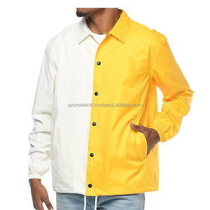 เสื้อแจ็กเก็ตแบบโค้ชของผู้ชายเสื้อแจ็กเก็ตสไตล์ฤดูหนาวมีฮู้ดผ้าระบายอากาศได้ดีหลากสี - Product Image 2