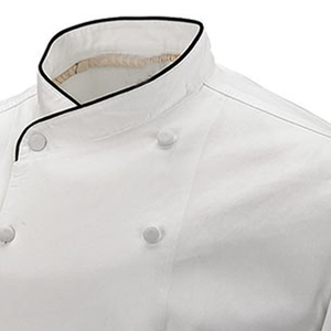 เสื้อเชฟพรีเมียม ชุดยูนิฟอร์มร้านอาหาร เสื้อแจ็คเก็ตครัวผ้าฝ้าย แขนยาว ชุดทำงานสำหรับทำอาหาร มีกระเป๋า เสื้อเชฟ - Product Image 4