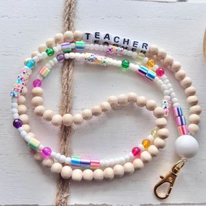 Fashionable Handmade Embroidery Beaded <b>Lanyard</b> <b>for</b> <b>Keys</b> Phone and ID Badge - Product Image 6