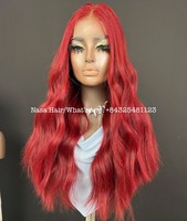 Perruque à clipser tendance, sans nœuds, cheveux chinois, fabriquée à partir de 2 mèches, couleur claire, lisses naturels