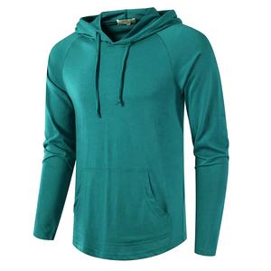Sudadera con capucha de lana para hombre, con logotipo personalizado bordado, prendas de vestir, talla grande, OEM - Product Image 5