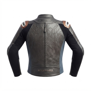 Custom Motorcycle <b>Racing</b> <b>Jacket</b>/Chaqueta Men’s Cowhide Leather CE Level 2 Protective Riding Gear - Product Image 2
