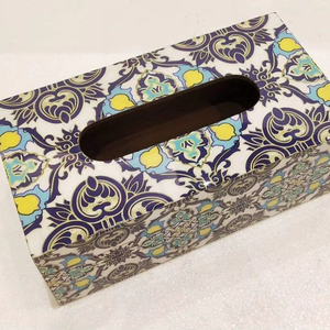 Caja de Almacenamiento de Papel Higiénico de Madera Esmaltada, Lujosa y Clásica, para Hogar, Hotel, Bodas y Restaurantes - Product Image 1