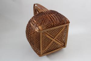 Panier de rangement en bambou japonais vintage du Vietnam, style Ireko, lot de 4, tissé à la main, fournisseur et fabricant - Product Image 4