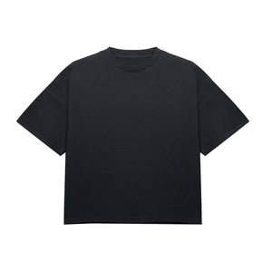 High Quality Man Streetwear Oversized Cropped <b>Boxy</b> <b>T</b>-<b>Shirts</b> Graphic 100% Cotton Heavyweight Men <b>T</b> <b>Shirt</b> - Product Image 3