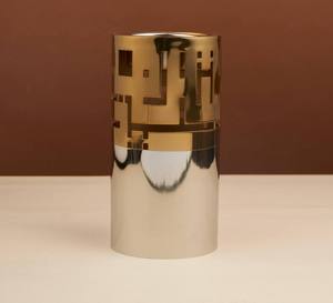 Brûleur d'encens en laiton doré de qualité supérieure avec design Pixel Ghost, diffuseur d'aromathérapie, utilisation toute saison, brûleur de bakhoor arabe - Product Image 2