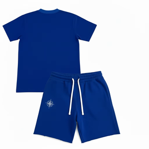 Nueva Llegada, Ropa Deportiva de Verano para Hombre, Conjunto de Camiseta y Pantalones Cortos Casuales para Gimnasio, 2 Piezas, 100% Algodón, Secado Rápido, Logotipo Personalizado Bordado - Product Image 3