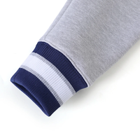 Sweat-shirt à col rond gris chiné personnalisé Jackson State, avec fabrication sur mesure, personnalisation de la marque, pour production en gros