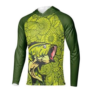 Men's Long Sleeve Fishing Shirt Sublimation Print UPF 50 Anti-Uv Sun Protection Outdoor Wear - Product Image 3