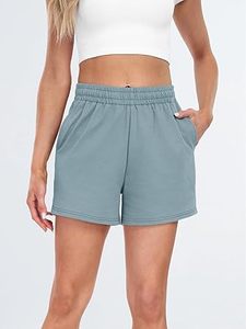 Pantalones Cortos Deportivos para Mujer de Alta Calidad, Transpirables y de Secado Rápido, con Logotipo Personalizado, Forro Polar Blanco con Decoración Estampada - Product Image 3