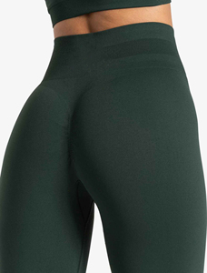 Pantalones de yoga vintage para mujer al por mayor, modelo de cintura alta con control de abdomen y diseño que realza los muslos - Product Image 3