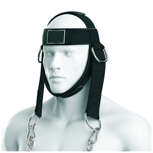Custom Logo Non Slip Design Professional Fitness Equipment Premium Cowhide Weight Lifting Neck <b>Training</b> <b>Head</b> Harness - Product Image 1