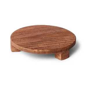 Hexagon Wooden Chevron Trivet V Shaped Slotted Heat Resistant Hot Pot Pad Kitchen Countertop Protector Geometric Coaster - Product Image 5