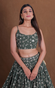 Women Floral Embroidered <b>Tank</b> <b>Top</b> <b>Spaghetti</b> <b>Strap</b> Cropped Camisole Tube <b>Top</b> for Casual Party Wear - Product Image 4