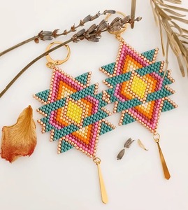 Factory <b>Direct</b> <b>Beaded</b> Earrings Source Manufacturer <b>Beaded</b> Earrings Solid Finish <b>Beaded</b> Earrings Custom Wholesale Use <b>Beaded</b> - Product Image 1