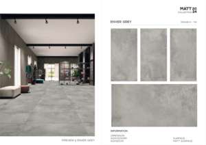 Carreaux de porcelaine aspect design, finition mate, 60x120cm, 600x1200mm, format 24x48, pour une utilisation élégante sur les murs et sols intérieurs. - Product Image 3