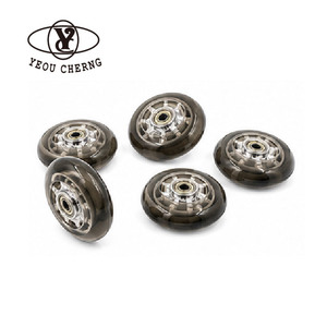 100x24mm PU Wheels 78A for Heavy Duty Luggage Suitcase Replacement Wheels Business Travel <b>Bags</b> Trolley Case Mute Caster Wheels - Product Image 4