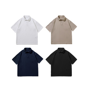 เสื้อโปโลแขนสั้นผู้ชาย ผ้าฝ้ายอ๊อกซ์ฟอร์ด สีพื้น ระบายอากาศได้ดี ทรงปกติ ดีไซน์กระดุม ผ้าทอ - Product Image 5