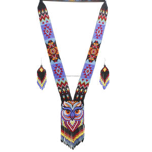 Collier de perles ethniques multicolores fait à la main Garden Massai Bijoux pour femmes pour mariage et cadeaux - Product Image 1