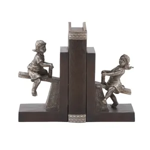 Premium Handmade Gravure Printed Metal <b>Book</b> Stand Elegant Reading Rack <b>Study</b> Rooms Vintage Gold-Plated Aluminium Figurine - Product Image 6