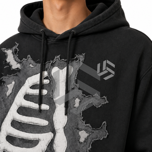 Sudadera con Capucha Personalizada para Hombre, Corte Regular, Felpa Premium Gruesa, Ecológica, para Invierno, Estilo Urbano, OEM - Product Image 3