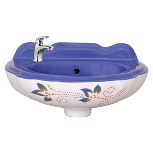 Lavabo de Cerámica para Baño, Diseño Personalizado, Superventas, Lavabo Suspendido en la Pared - Product Image 1