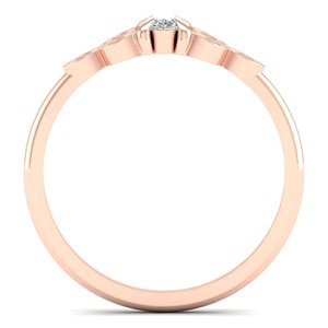 Anillo solitario REYES de nuevo diseño en oro sólido de 14K con diamante ovalado de 0.25 quilates, cultivado en laboratorio mediante HPHT CVD, para mujer, regalo de boda, joyería. - Product Image 4