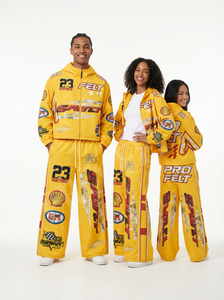 ชุดเซ็ตสองชิ้นสำหรับผู้ชาย ผ้าฝ้ายคุณภาพสูง 100% ระบายอากาศได้ดี เหมาะสำหรับฤดูหนาว ชุดออกกำลังกาย ฮู้ดดี้ปรับได้ เอวยางยืด รับสั่งทำ - Product Image 5