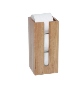 Soporte de Pared para Papel Higiénico de Madera de Calidad Exclusiva, con Espacio de Almacenamiento para Juguetes, Ahorra Espacio en el Baño - Product Image 6