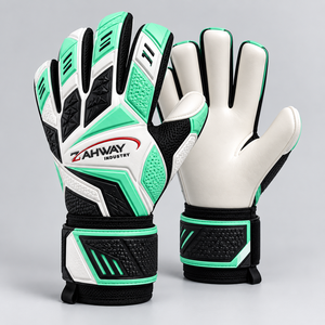 Affordable Football Goalkeeper Gloves PU Leather Non-Slip <b>Finger</b> Protection Adjustable Wrist <b>Strap</b> Unisex Sports Gloves - Product Image 2