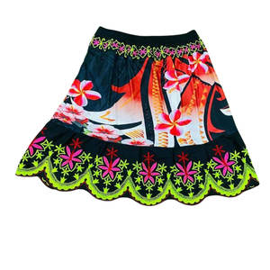 Minifaldas de Moda de Algodón con Bordado Floral Personalizado con Logotipo, Multicolores, Minifaldas para Mujer con Cintura Ajustada - Product Image 3