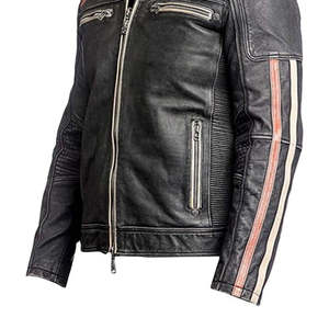Chaqueta de cuero ligera y moderna para hombre, estilo streetwear, de alta demanda, informal. - Product Image 3