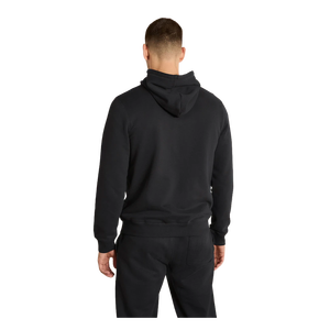 Sweat-shirt à capuche zippé noir pour homme, coupe classique, couleur unie, coton French Terry, style décontracté automne - Product Image 3