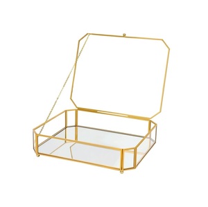 House Shaped Glass Terrarium With Metal <b>Frame</b> For Succulents And <b>Plants</b> 1-3L Capacity - Product Image 2