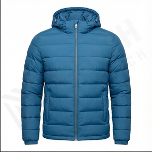 Chaqueta Acolchada de Lona Nueva, de Alta Calidad, Impermeable, con Cierre de Cremallera, Logotipo Frontal, Invierno, Sólida, Personalizada, Moda Masculina, Moto y Motociclista - Product Image 2