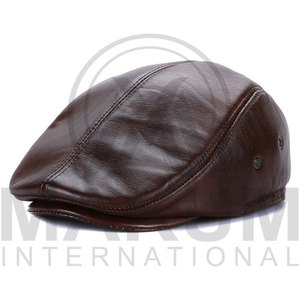 Wholesale <b>Light</b> Visor <b>Hats</b> Men 'S and Women 'S Leather <b>Hats</b> Spring and Autumn PU <b>Hats</b> Solid Color Baseball Caps Solid Leather - Product Image 4