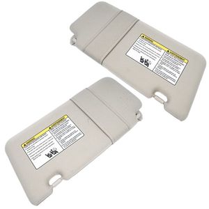 For Nissan Versa S SL 4 Cyl 2007-2012 Front Sun Visors W/ Mirror 2pcs Left+Right 96401 EL31A 96400 EM31A <b>Interior</b> <b>Accessories</b> - Product Image 5