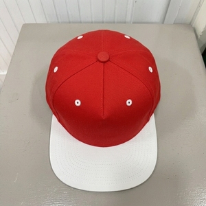 OEM Custom Two Tone Structured Snapback Cap <b>Flat</b> Brim Cotton Twill Baseball <b>Hat</b> Embroidery Blank Cap Bulk Wholesale - Product Image 2