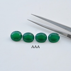 Piedra de Ónice Verde Natural de 9x11 mm, Corte Oval Facetado, Ónice Esmeralda, Certificado IGI, Piedra Preciosa Suelta, Lote al por Mayor, Tienda en Línea Alibaba - Product Image 2